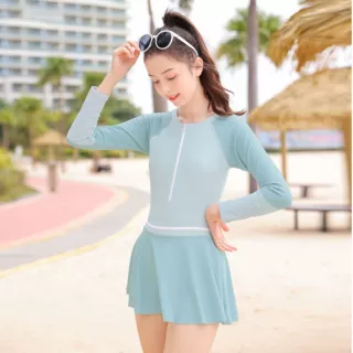 泳衣儿童女夏新款女童中大童学生少女连体裙式游泳衣运动泳装