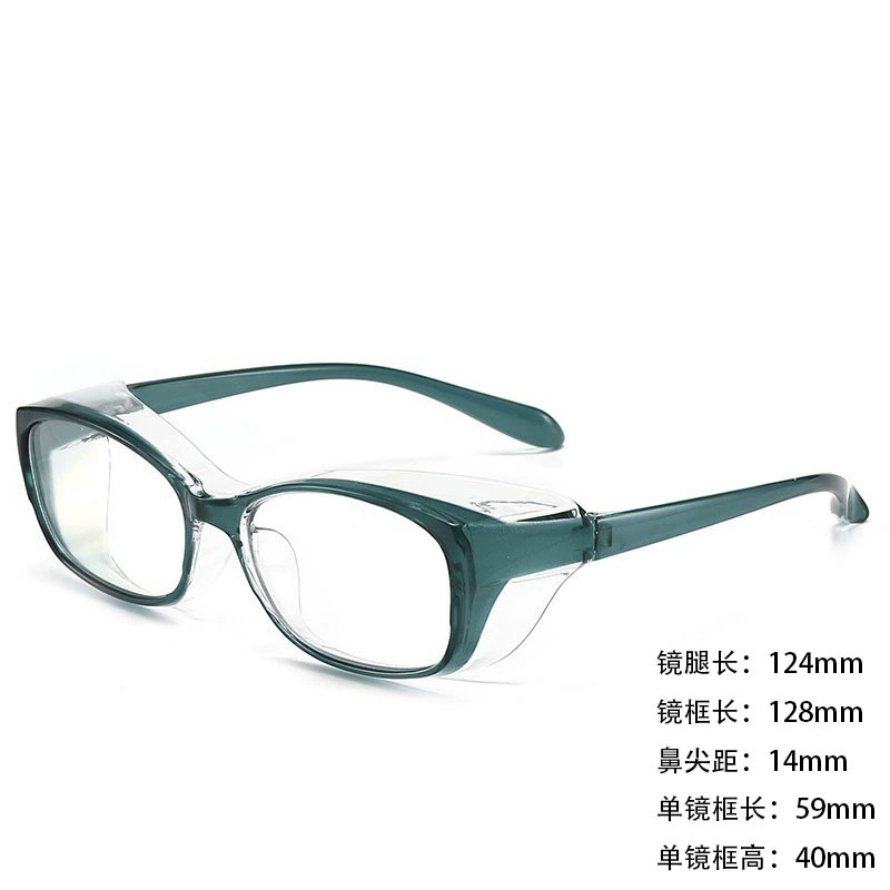 VGOファッションスポーツ99花粉防止メガネ防曇ブルーライト術後黒色保護目シリコンリング保護辺防風鏡