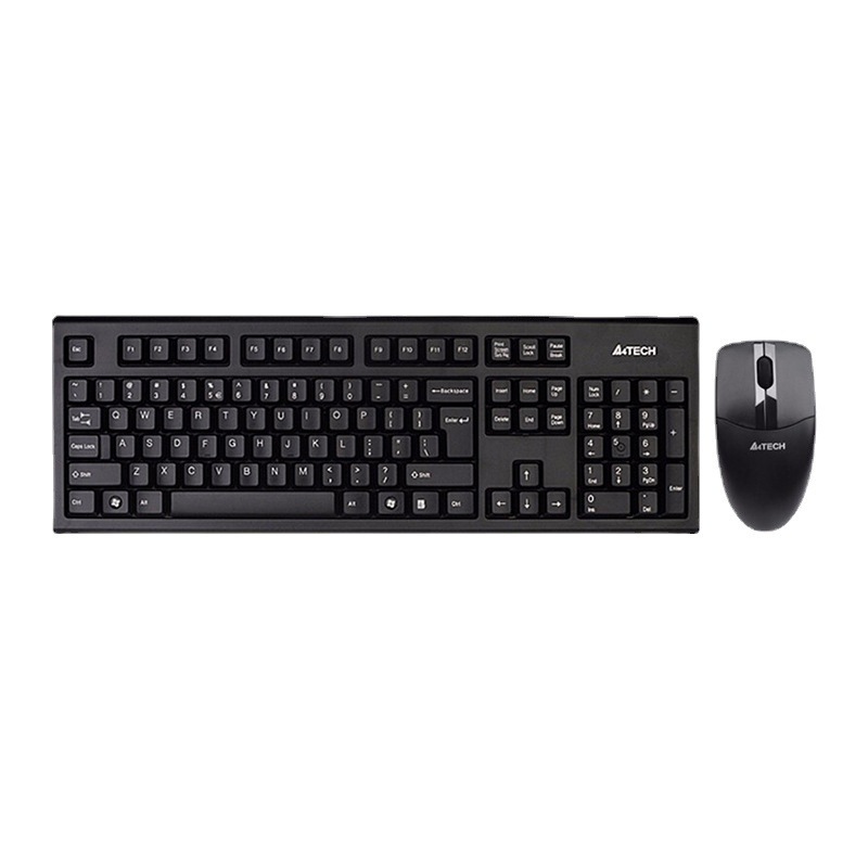 双飛燕3000n無線セット外付けノートパソコンデスクトップusオフィス低消費電力104キーボード省電力キーマウス|undefined