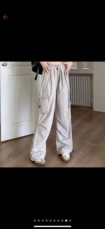 ナイロン速乾工装ズボン女性夏の新型アメリカ式パラシュートズボン|undefined