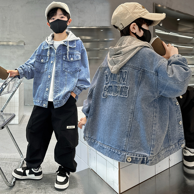 그레이 햇 패치 재킷