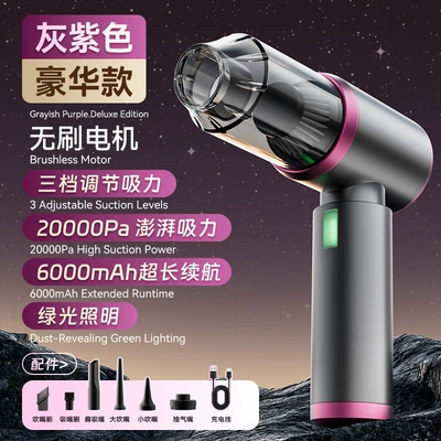 and Home Use, Small Size with – Tozsoranlar - zx-206-gray-purple-brushless-vacuum-cleaner-20000-pa