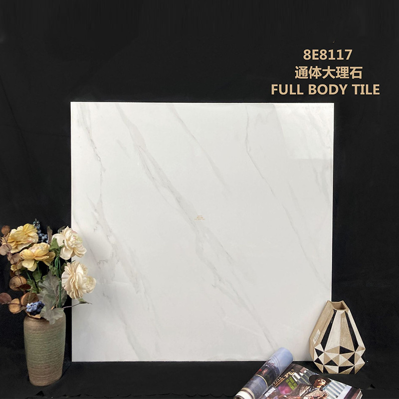 佛山工場濃い色の客間床タイル通体大理石タイル800x800灰色滑り止め金剛床タイル|undefined
