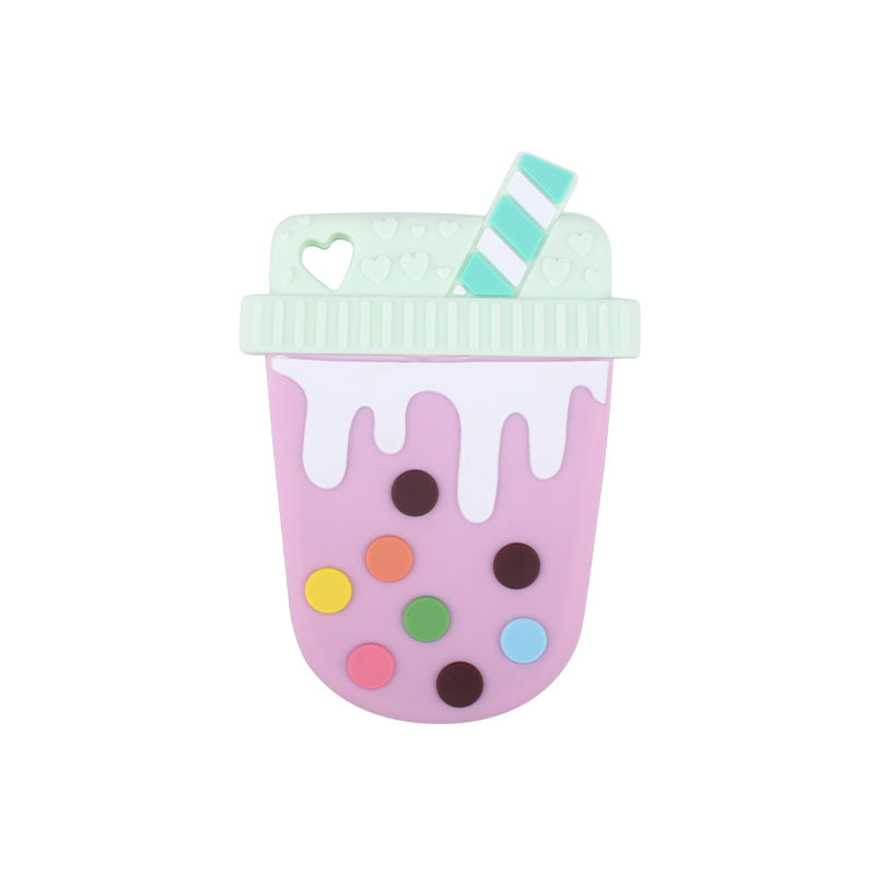 Bebé suministros de leche silicona taza té helado mordedor palo mordedor juguete Comercio exterior AliExpress Amazon mordedura pegamento
