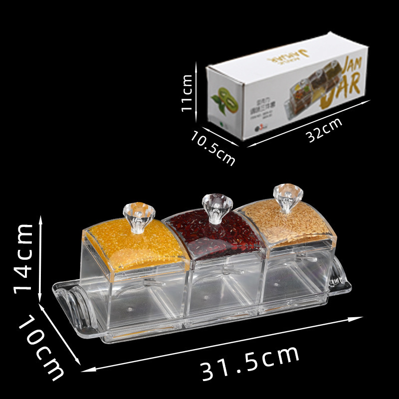 新しいキッチン用品調味料ボックス収納調味料瓶ポータブル調味料ボトル組み合わせセット調味料瓶調味料|undefined