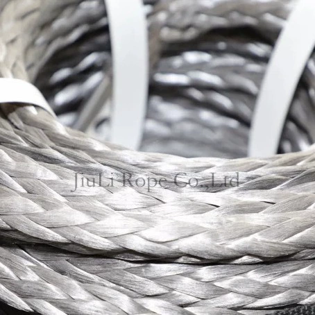 Качающаяся веревка, подъемная веревка, аварийно-спасательная мощная конская веревка, полимерный полиэтилен, тяговая веревка, 12 жил, серый