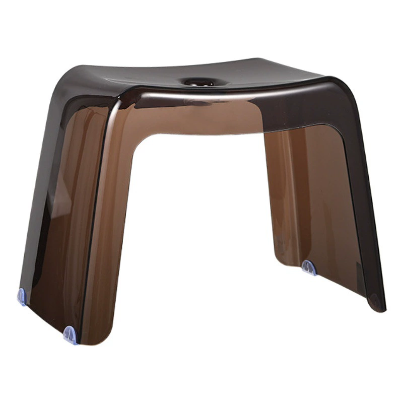 ПЭТ материал пластиковый стул домашний утолщенный стол, лафет простой современный хрустальный стул