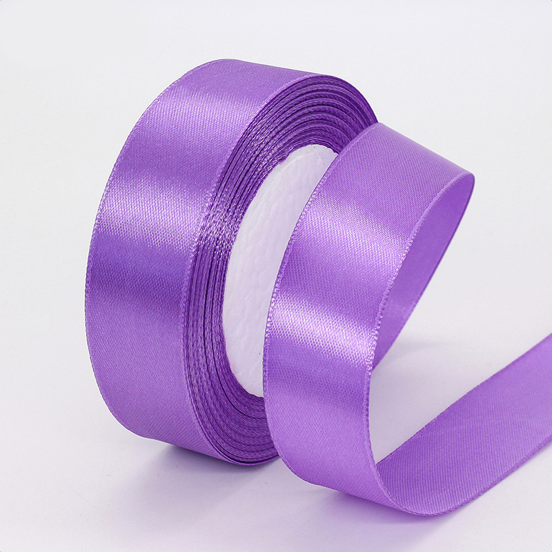 Fabricantes al por mayor lavanda púrpura cinta de cinta flor regalo decoración embalaje cinta transfronteriza al por mayor cinta