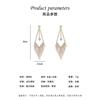 Silver needle, retro earrings, silver 925 sample, Korean style