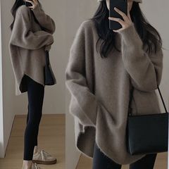 红色毛衣女2025秋装新款秋冬法式别致绝美针织打底衫内搭上衣