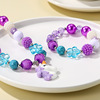 Children's accessory, necklace, chain, acrylic set, brand pendant, wholesale