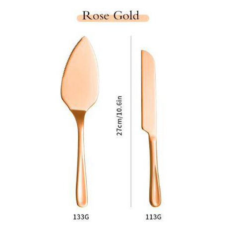 로즈 골드 칼 삽