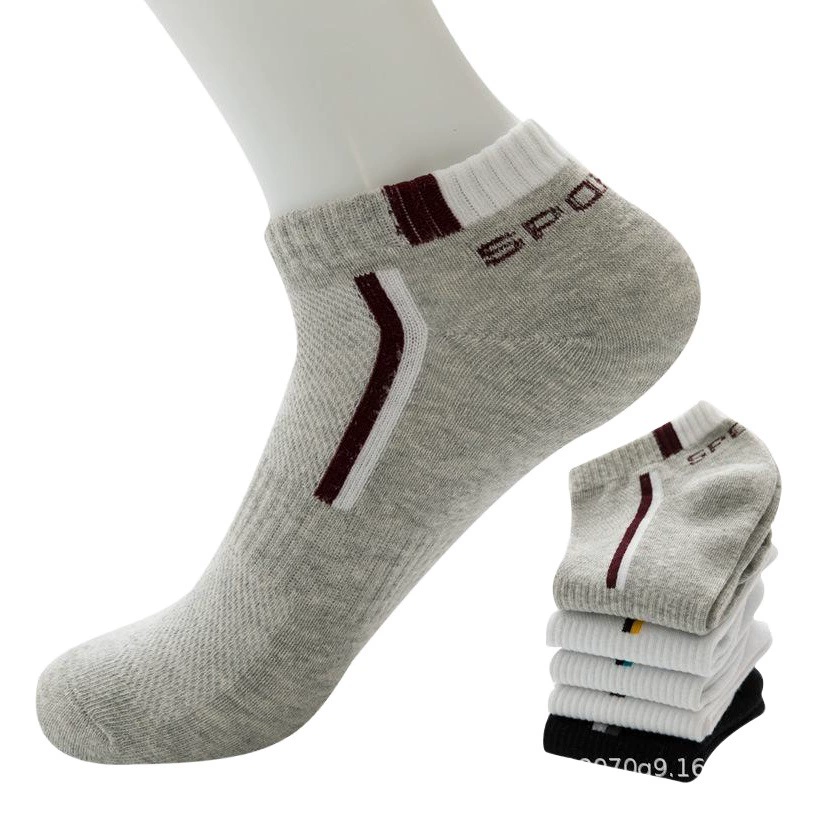 Мужские носки, невидимые носки, в индивидуальной упаковке, весенние, летние и осенние дышащие спортивные хлопковые носки из сетки, носки Zhuji, короткие носки для мужчин.