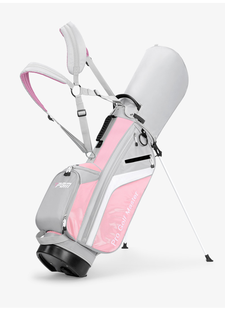Túi đựng gậy golf PGM dạng giá đỡ nhẹ 7 lỗ cho nữ — QB148 màu xám bột, QB148-Màu xám xanh lá cây chi tiết 20
