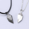 Pendant for beloved, magnetic necklace, chain, set heart-shaped, suitable for import