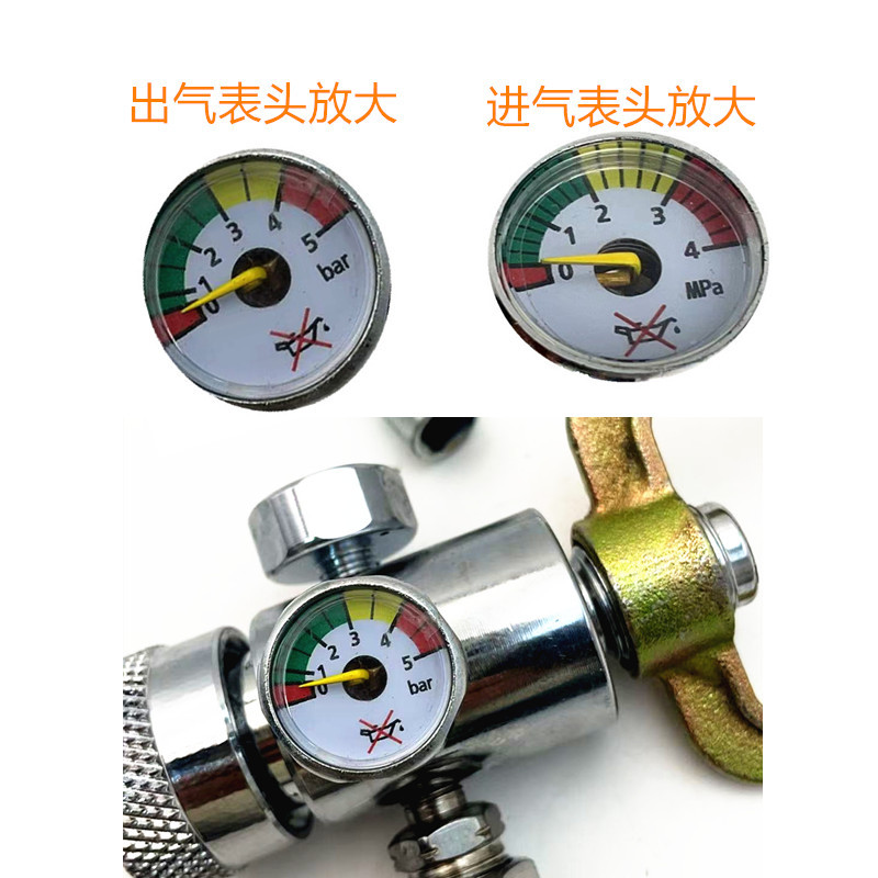 小型乙炔减压器 防摔乙炔减压器