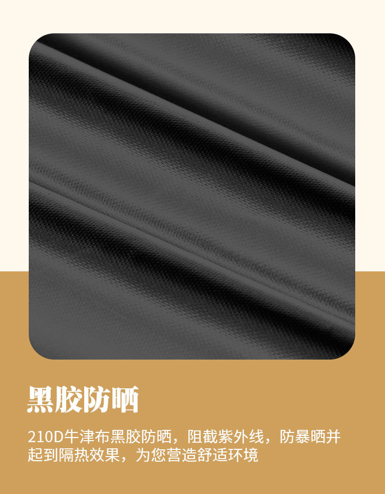 210D Butterfly-Shaped Black Vinyl Canopy, Uv-Resistant and Wind-Resistant Outdoor Sunshade, Customizable and Wholesaleable from the Source Factory