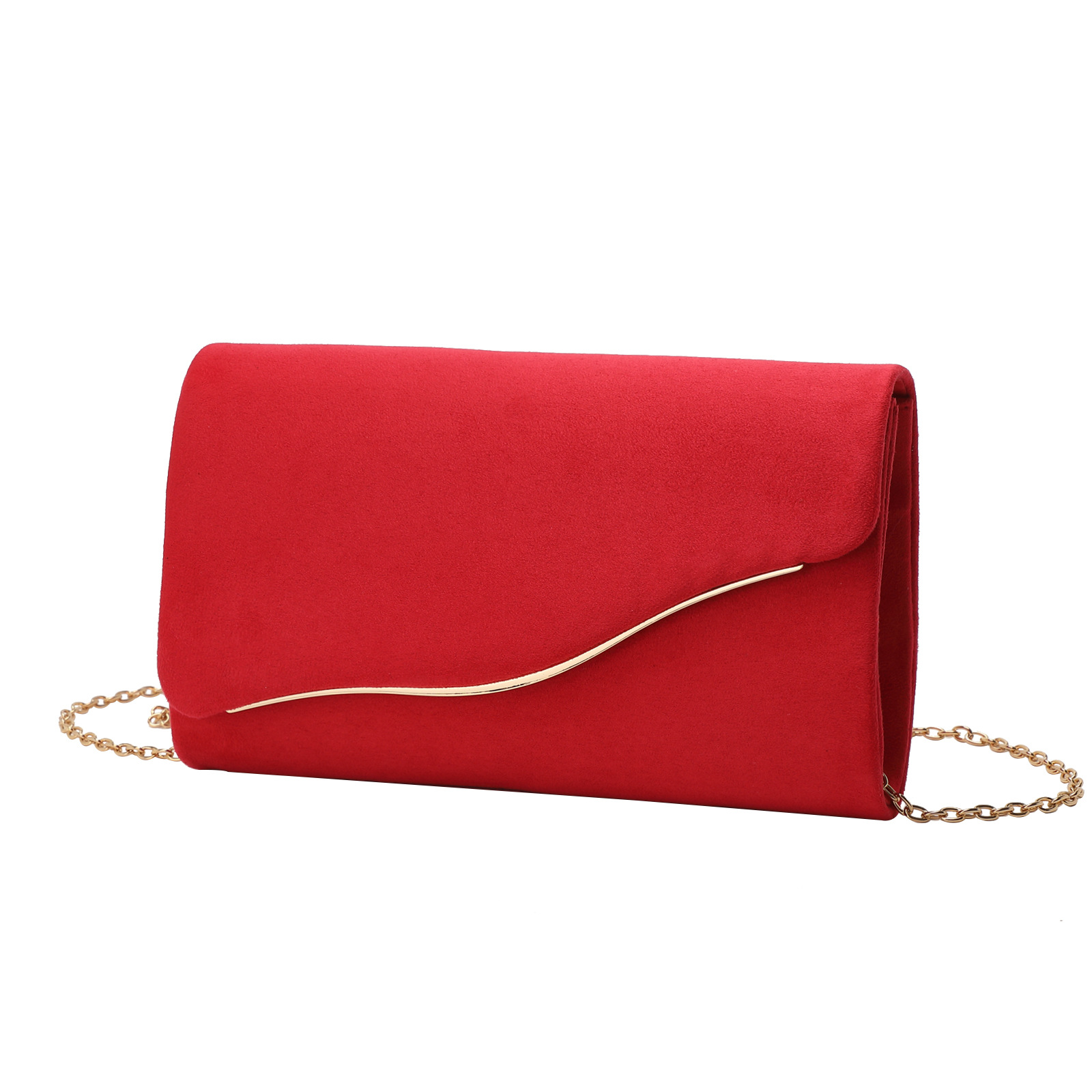 Cross-Border Women's Evening Bag - Fresh, Sweet, Simple Clutch With Chain Strap For Shoulder Or Crossbody Use, Elegant Banquet Bag - Thumbnail 8