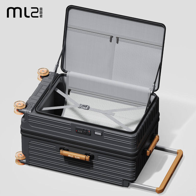 Cross-Border Side-Opening Large-Capacity Suitcase for Women 28inch New Model Multifunctional Wide-Handle Password Travel Suitcase 24 Cross-Border Side-Opening Large-Capacity Suitcase for Women 28inch New Model Multifunctional Wide-Handle Password Travel Suitcase 24