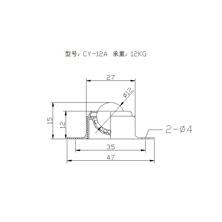 CY-15A CY-25A CY-30A牛眼轮万向轮牛眼轴承万向球尼龙 钢球厂家-阿里巴巴