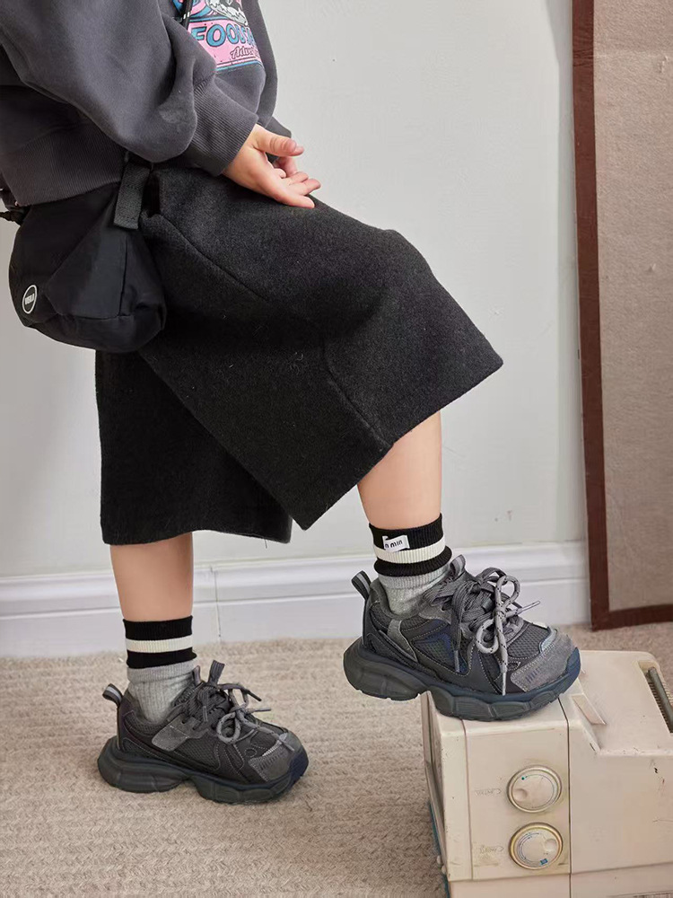 Boys' Fleece-lined Sneakers For Autumn And Winter Kids' Footwear_voghion.com