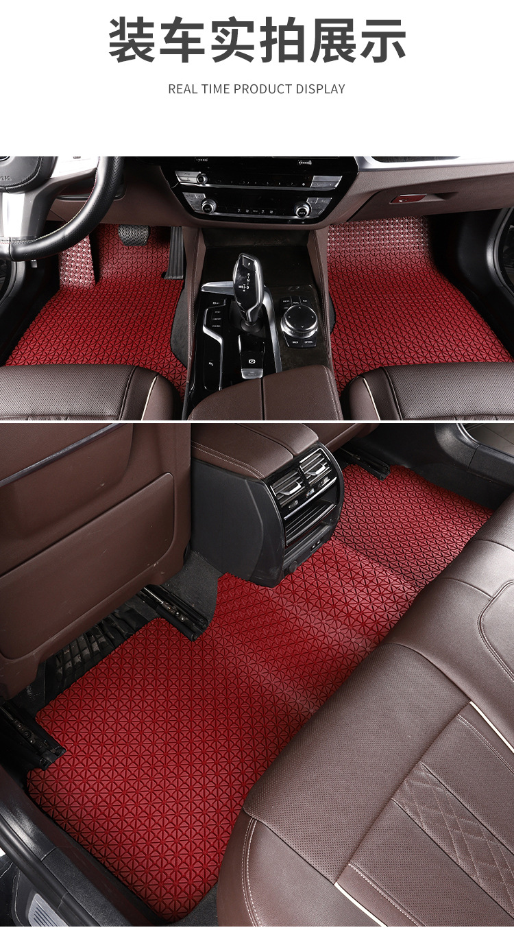 Car Floor Mats Universal Cuttable Laying Flat TPE
