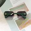 Fashionable elegant brand sunglasses, glasses, city style, internet celebrity