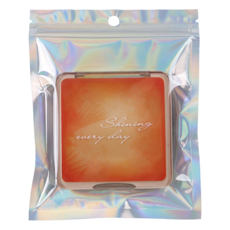 Bolsa ziplock láser arcoíris personalizada, joyería, joyería pequeña, bolsa sellada yin y yang de color, bolsillo sellado de 14 hilos transfronterizos