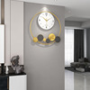 钟表家用简约客厅装饰表 时尚轻奢欧式时钟挂墙个性创意艺术挂钟|ms