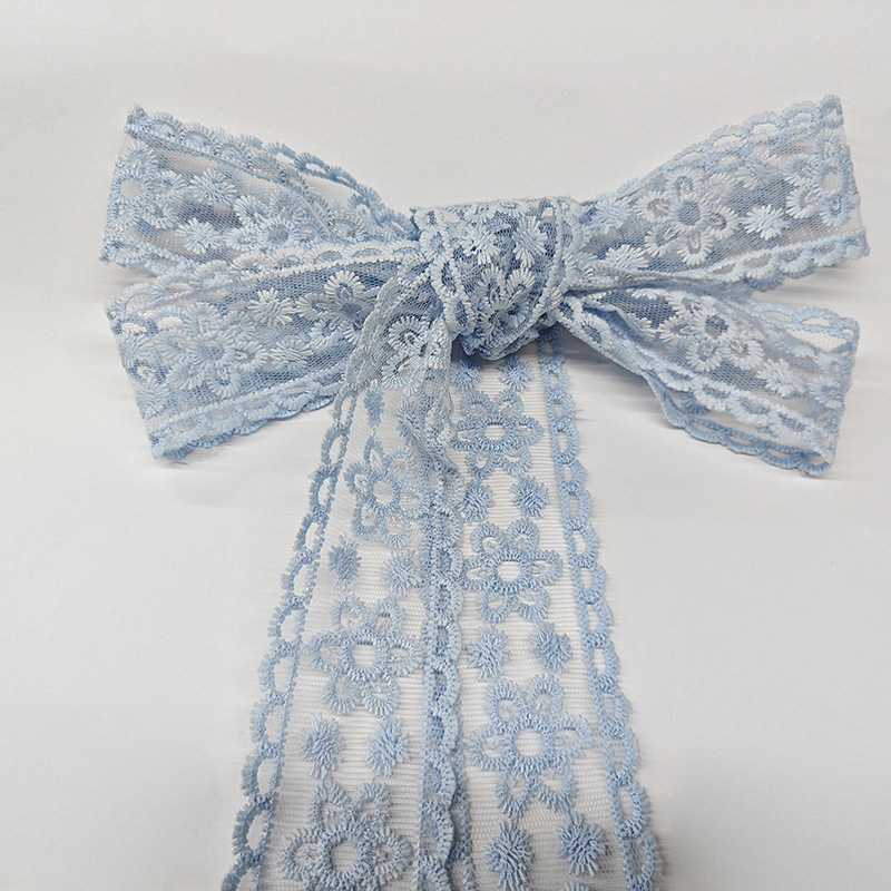 Pañuelo de seda de encaje, estilo de primavera y verano de alta calidad, cinta decorativa de todo fósforo, pañuelo para el cabello, cinturón multifuncional, bolsa de atar, cinta