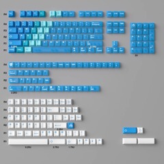 ウサギ八ハワイ雪山PCキーキャップPBTキーキャップ箱入り透光パーソナライズされたpb tuvカスタム化工場キーキャップ