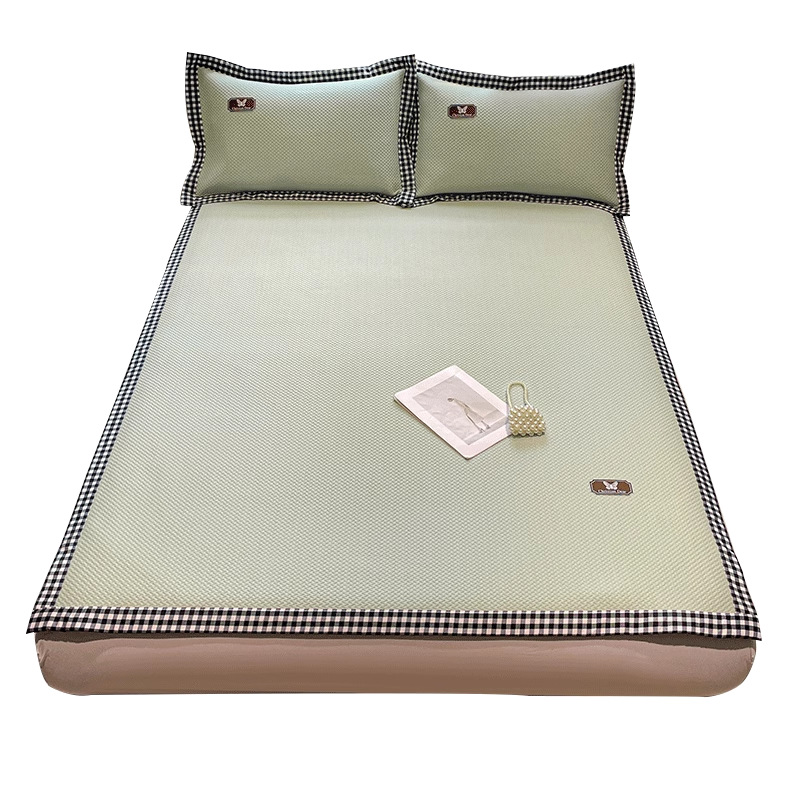 2025 nueva estera de seda de hielo de clase A para madres y bebés, estera suave de Doudou de verano, dormitorio de estudiantes, lavable a máquina individual