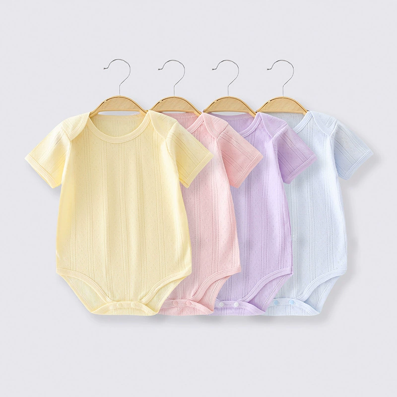 Детская сумка, сетчатая одежда для новорожденных, летний хлопковый комбинезон с короткими рукавами для младенцев, тонкий жилет