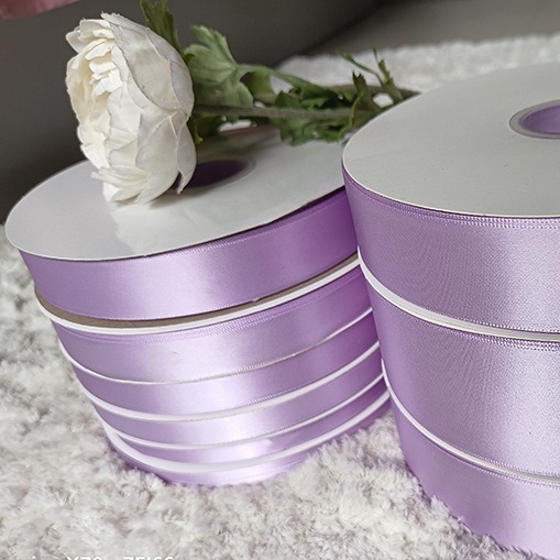 활 액세서리 DIY 수제 헤어 액세서리 선물 상자 포장 리본으로 타로 보라색 폴리 에스테르의 재고 직접 판매
