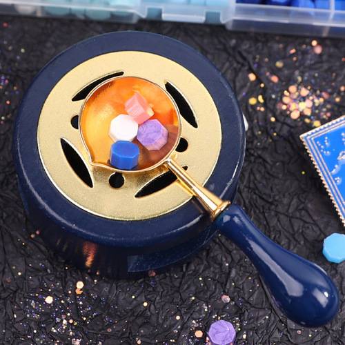 New product in the year, fire paint sealing wax seal set, astronaut fire paint wax grain gift box, fire paint seal can be shipped on the same day