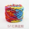 57 red, yellow, blue purple