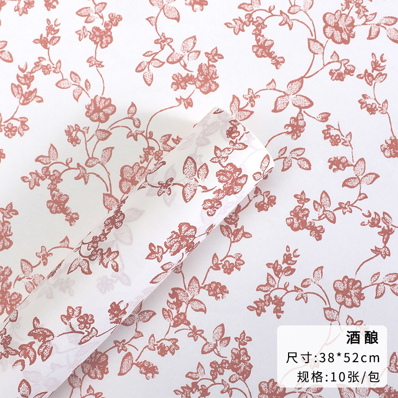 Papel de Sydney coreano al por mayor papel de embalaje de flores, regalo de pastel de sentido avanzado, ramo de papel amasado a mano, material de embalaje de frutas