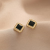 South Korean goods from pearl, small brand diamond earrings with tassels, Korean style, Chanel style