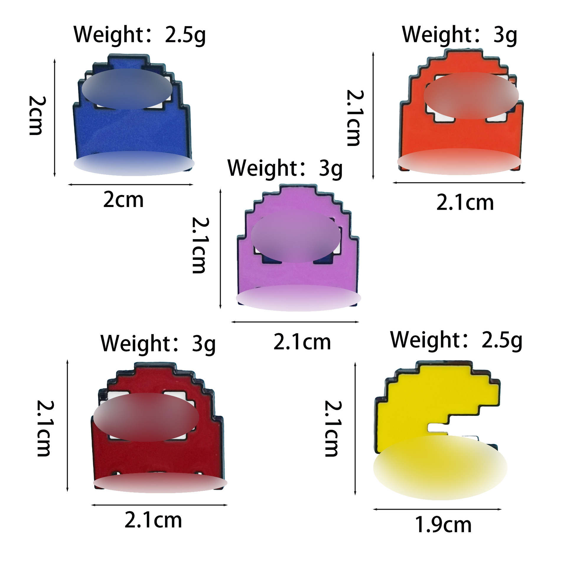 Broche de estilo amateur de dibujos animados Juego creativo de cinco colores Doudoman Alloy Drop Oil Pin Insignia Accesorios de vestir image 5