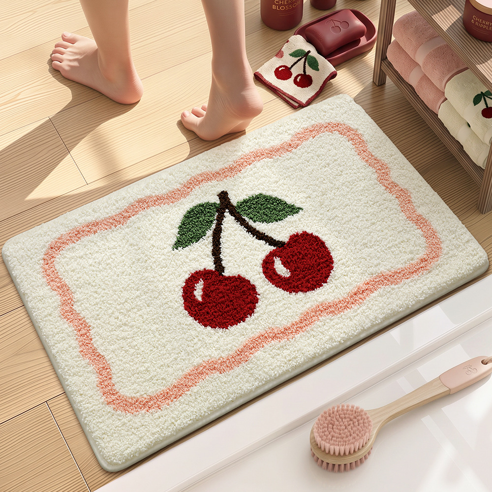 Dajiang Simple Bathroom Tufted Floor Mat, Highly Absorbent,...