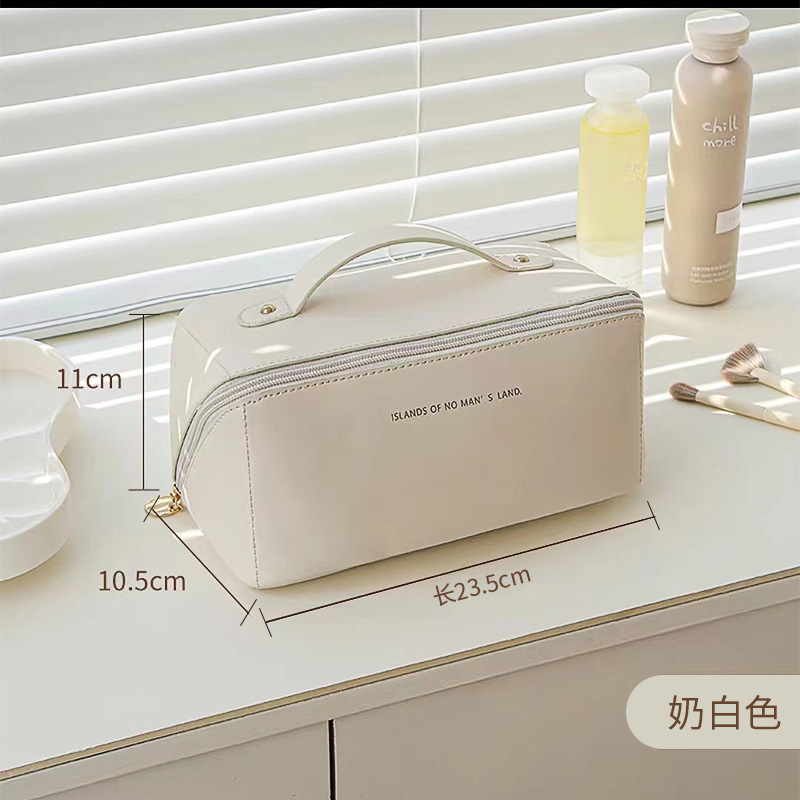 PU枕型化粧ポーチ 大容量 防水 洗面用具入れ 化粧品収納バッグ 便利収納バッグ 卸売 防水 ポータブル|undefined