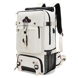 Cross-Border Outdoor Mountaineering Bag, Backpack, Hiking Sports Bag, Wholesale Water-Repellent Bag, Large Capacity Oxford Cloth Backpack