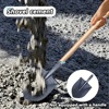 Heavy Duty Metal Snow Shovel Head Replacement Pointed Ice|ms