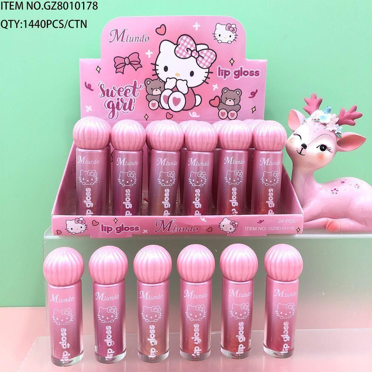 Nuevo producto Mlundo, brillo labial de 6 colores con un brillo acuoso, brillo labial en gel voluminizador para estudiantes, venta al por mayor.