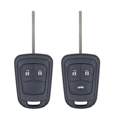 Suitable for Chevrolet 2/3 button straight car remote key replacement shell (1277/1278)