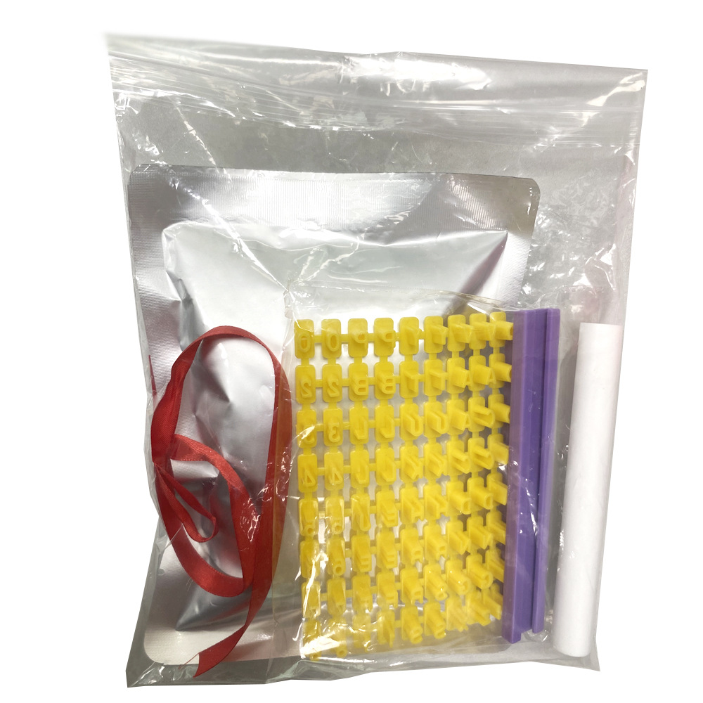 【60g】white clay + ribbon + tube + letter board