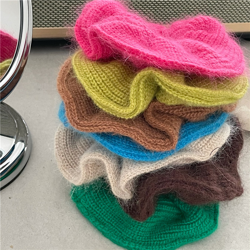 Fashion Solid Color Yarn Hair Tie display picture 1