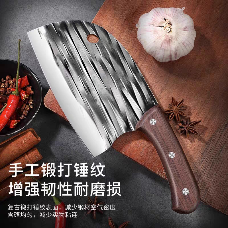 Cuchillo de cocina forjado Cuchillo de cocina doméstico Cuchillo de cocina de red Cuchillo de cocina de corte afilado Cuchillo de cocina Cuchillo de cocina de chef de hotel