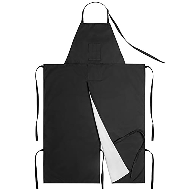 Transfronterizo Amazon impermeable delantal logotipo personalizado pintura de cerámica mono de arcilla bifurcación pierna divisada delantal de carpintería