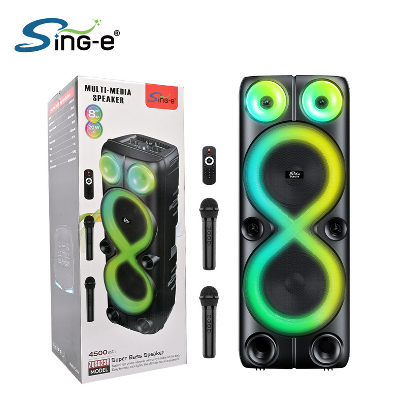 Sing-e dec s8238新型40wハイパワー無線bluetooth大スピーカー屋外携帯RGB自慢卸売り|undefined